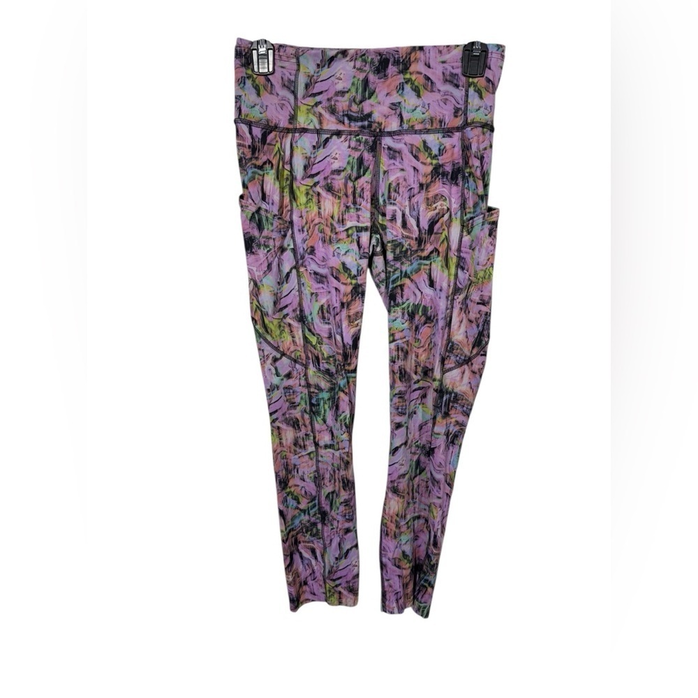 FLAW Lululemon Fast And Free High Rise Crop 23" Size 6